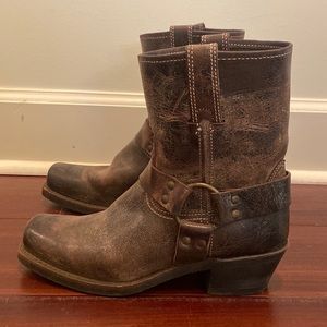 Frye Harness Boots size 7 1/2